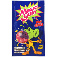 Magic Gum Pop Rocks tutti frutti, Kaugummi, 7g Beutel