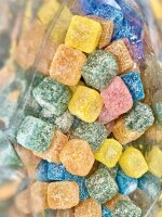 Display Komplett Sour Gummy Cubes 15 Beutel Extra Sauer