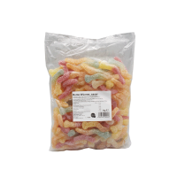 Fruchtgummi Saure W&uuml;rmer 2 Kg Sour Jelly Worms MHD:...