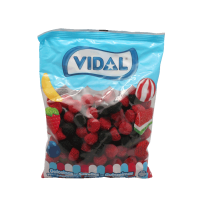 Vidal Fruchtgummi Berries Himbeeren und Brombeere 1 Kg...