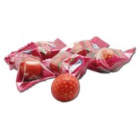 Display Komplett 200x Vidal Strawbs Erdbeeren Kaugummi Erdbeergeschmack füllung