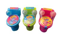 POTTY STAR Plastiktoilette 2 Lutscher mit Dip...