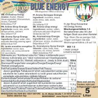 Rainbow Slush Sirup Blue Energy 5L 1:5 AZO frei ohne Glyzerin Konzentrat