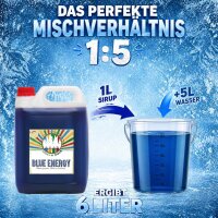 Rainbow Slush Sirup Blue Energy Geschmack 5L 1:5 AZO & glyzerinfrei