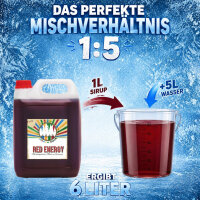Rainbow Slush Sirup Red Energy 5L 1:5 AZO frei ohne Glyzerin Konzentrat