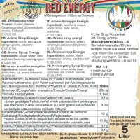 Rainbow Slush Sirup Red Energy 5L 1:5 AZO frei ohne Glyzerin Konzentrat