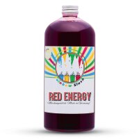 Rainbow Slush Sirup 1L AZO FREI | Red Energy | Konzentrat für Slushy Maker Eis Slushmaschinen Eismaschinen Getränke 1:5