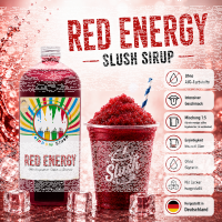 Rainbow Slush Sirup Red Energy 1L 1:5 AZO frei ohne...