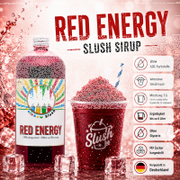 Rainbow Slush Sirup Red Energy Geschmack 1L 1:5 AZO &...