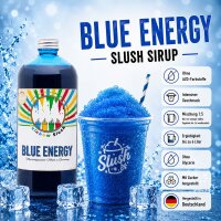 Rainbow Slush Sirup Blue Energy Geschmack 1L 1:5 AZO...