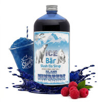 Ice Bär Slush Sirup Blaue Himbeer Geschmack 1L 1:5...