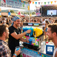 Ice Bär Slush Sirup Blaue Himbeer Geschmack 5L 1:5 AZO & glyzerinfrei