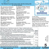 Ice Bär Slush Sirup Blaue Himbeere 5L 1:5 AZO frei...