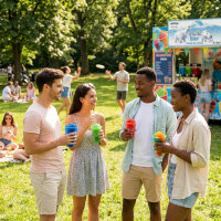 Ice Bär Slush Sirup Blaue Himbeere 5L 1:5 AZO frei ohne Glyzerin Konzentrat