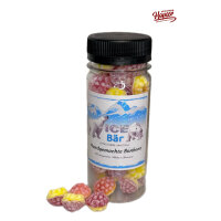 Himbeer-Vanille Handgemachte Himbeerform Bonbons 80 g Probierdose – Fruchtige Himbeere trifft auf cremige Vanille