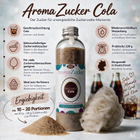 Aroma Zuckerwattezucker Cola Geschmack braun AZO-frei 230...