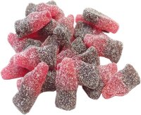 Saure Fruchtgummi Cola-Kirsch-Flaschen im Beutel 2 kg...