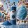 Aroma Zuckerwattezucker Blaubeere Geschmack blau AZO-frei 230 g Flasche