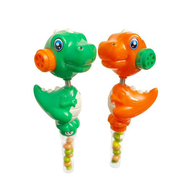 Sweet Flash Dino Hooting Shake it Sound mit Candy