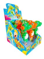 Display Komplett Sweet Flash Dino Hooting 12 Stück Shake it Sound mit Candy