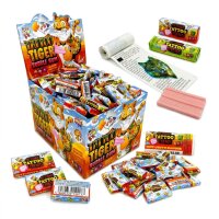 Display Komplett 200 x Sweet Flash Tattoo Tiger Bubble...