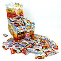 Display Komplett 200 x Sweet Flash Tattoo Tiger Bubble...