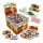 Display Komplett 200 x Sweet Flash Tattoo Tiger Bubble Gum, Kinderkaugummi mit Tattoo