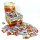 Display Komplett 200 x Sweet Flash Tattoo Tiger Bubble Gum, Kinderkaugummi mit Tattoo