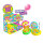 Display Komplett 30x Crazy Fun-a-Conda mit tattoo Kaugummirolle (Himbeere, Frucht, Apfel, Kirsche)