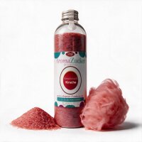 Aroma Zuckerwattezucker Kirsche Geschmack rot 230 g Flasche
