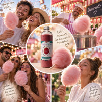 Aroma Zuckerwattezucker Kirsche Geschmack rot 230 g Flasche