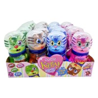 Display Komplett 20x Cutie Katty Licker Lollipop & Pulver