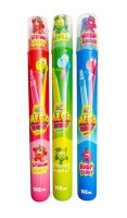 Display Komplett 15x Mega Candy Spray XXL 25 cm Süße Geschmacksexplosion in Apfel, Himbeere & Erdbeere