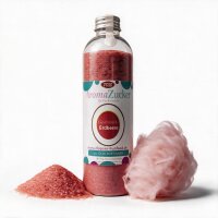 Aroma Zuckerwattezucker Erdbeere Geschmack rot 230 g Flasche