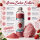Aroma Zuckerwattezucker Erdbeere Geschmack rot 230 g Flasche