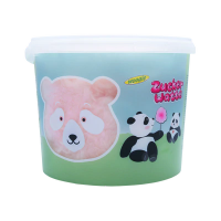 Panda Zuckerwatte 140 g XL –  3L-Eimer! Flauschiger...