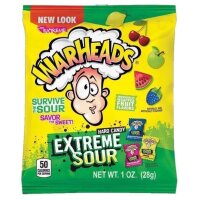 Warheads Extreme Sour Challenge 28g Beutel