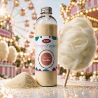 Aroma Zuckerwattezucker Vanille Geschmack gelb 230 g Flasche