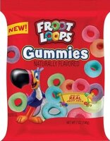 Kelloggs Froot Loops Gummies 113g – Der fruchtige Fruchtgummi Snack für Müsli-Fans!