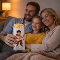 Popcorntüte Lausbub Papier 100 Stück 1 Liter