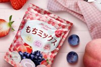 Tokimeki Mix Mochi Pfirsich-Traube-Erdbeere Geschmack 510g – Fruchtige Geschmacksexplosion in jeder Kugel