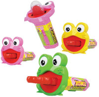 Display Komplett Johny Bee Frog Pop 12 Stück Lollie...