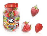 Johny Bee 3D Juicy Gummy Stawberry 60 er Dose 1,08 kg mit...