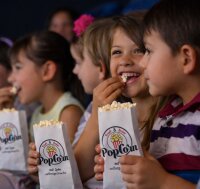 Popcorntüte „Mit Liebe selbst gemacht“ Papier 100 Stück 1 Liter