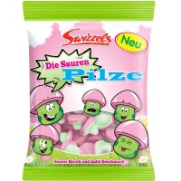 Swizzels Die Sauren Pilze – 100 g Fruchtig-saurer...