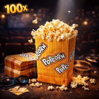 Warmhaltetüte Popcorn 100 Stück 1,3 Liter