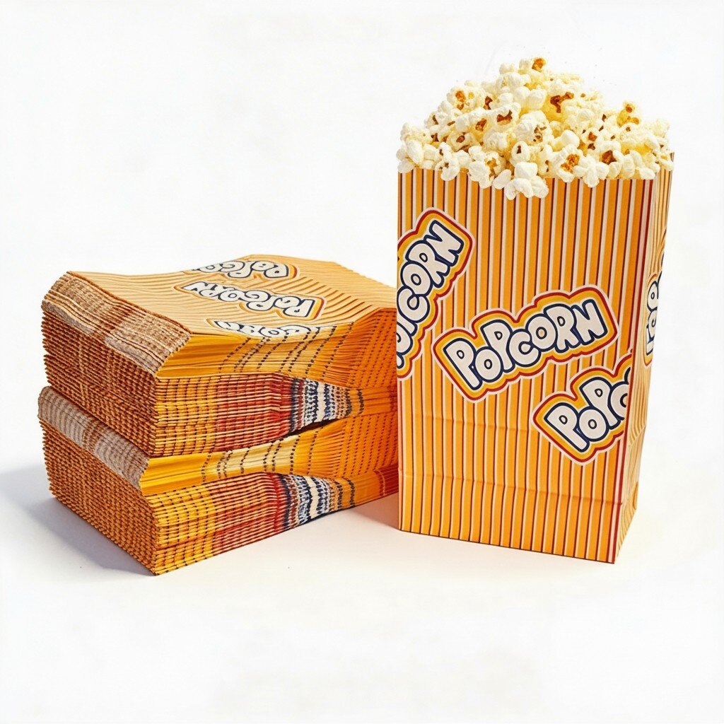 Warmhaltetüte Popcorn 100 Stück 2,46 Liter