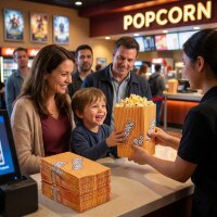 Warmhaltetüte Popcorn 100 Stück 2,46 Liter