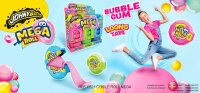Display Komplett 24 x Johnny Bee Mega Roll Bubble Gum...