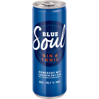 Blue Soul Gin Tonic 250 ml 10,1% vol. mit London Dry Gin